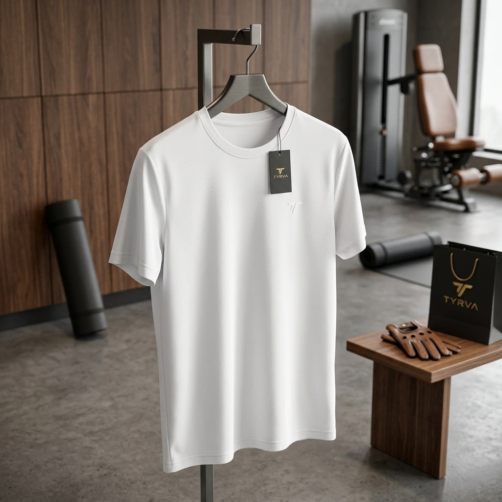 Camiseta Poliamida Branca TyrvaTech