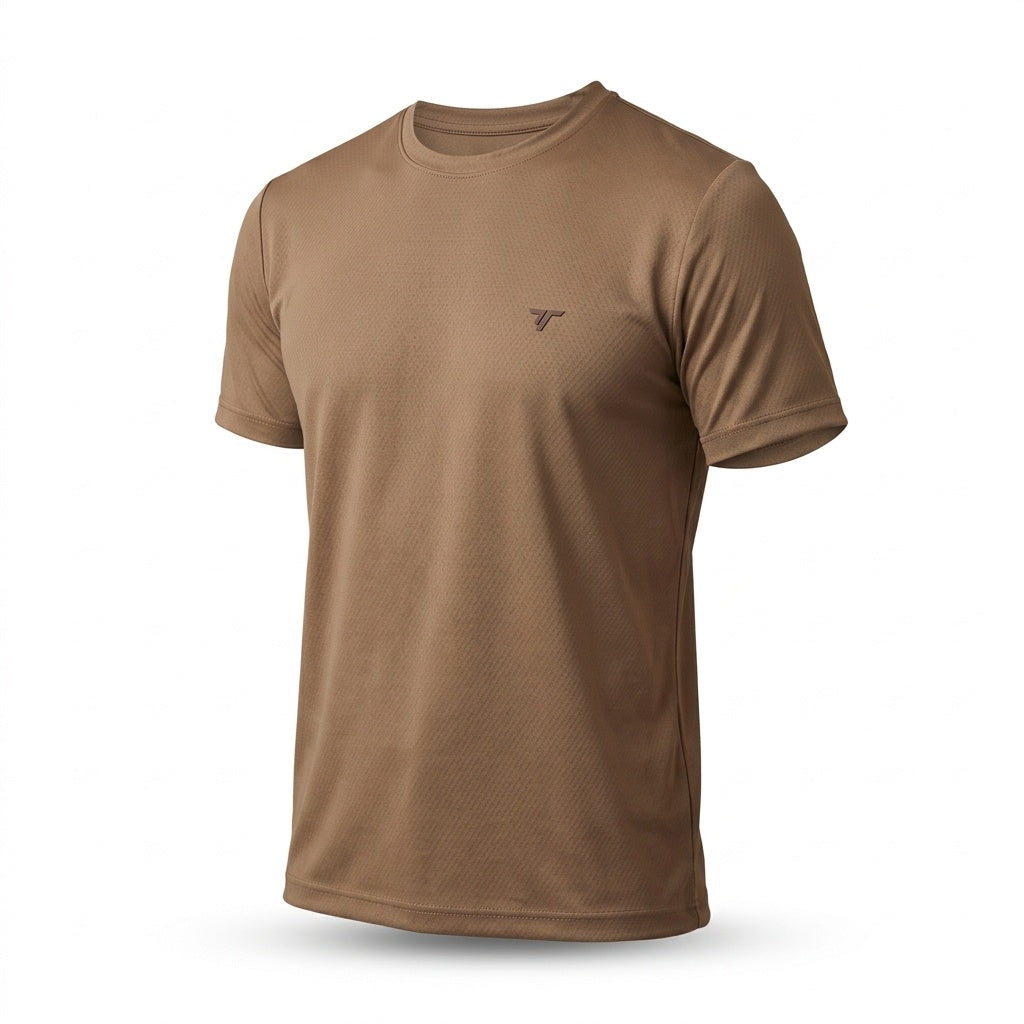 Camiseta Poliamida Marrom TyrvaSpeed